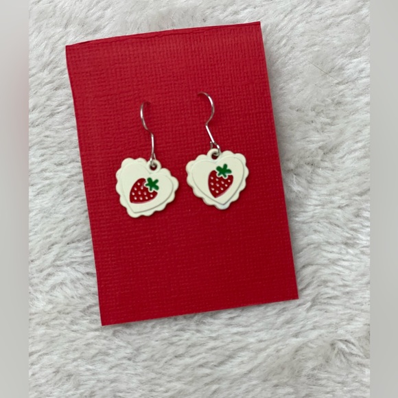 Strawberry earrings ๐ 2/$20 - Picture 2 of 2